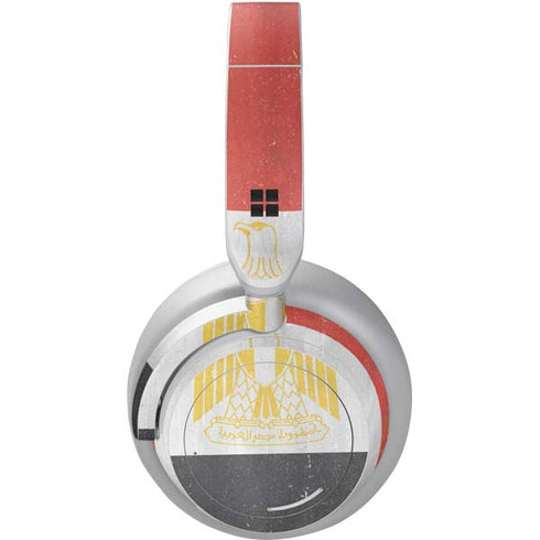 Egypt Flag Distressed Surface Headphones Skin